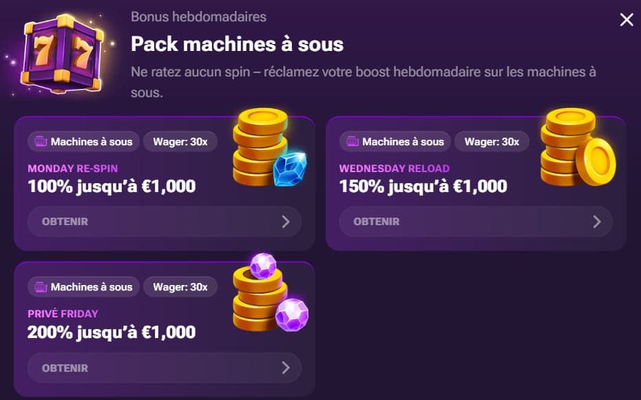 Bonus Casino Privé 2026 — le vrai 200 %/500 € décrypté image 2